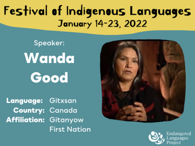 Flyer with photo of Wanda Good