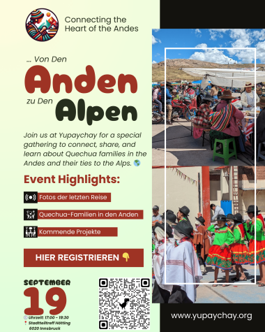 for the Von den Anden zu den Alpen event